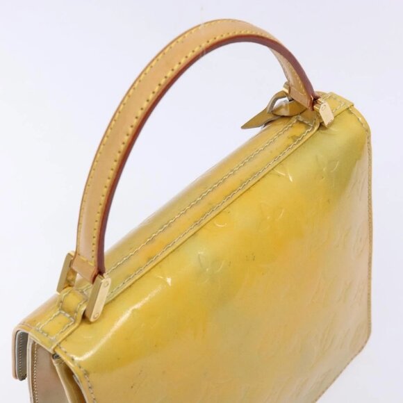 LOUIS VUITTON Monogram Vernis Spring Street Hand Bag Gris M91029 LV Auth gh743 - Picture 5 of 16